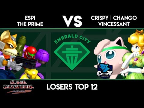 Emerald City 7 - ThePrime + Espi vs Vincessant + Chango - Melee Doubles Losers Top 12