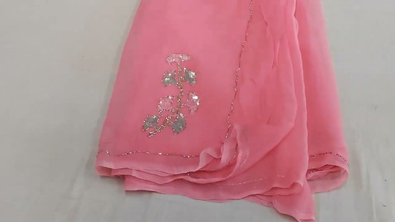 Watch video ❤️ Premium Pure Chiffon Hand work Fancy saree..#chiffonsaree @sanskritisarees #jaipurisaree Now ❤️ Premium Pure Chiffon Hand work Fancy saree..#chiffonsaree @sanskritisarees #jaipurisaree