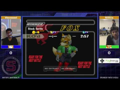 Event Match 9: Vincessant (Peach) vs R2DLiu (Fox) - Winners Finals
