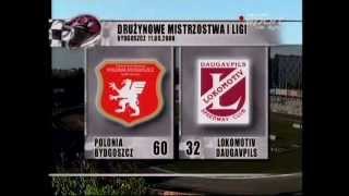 preview picture of video 'Sezon 2008 Polonia Bydgoszcz   Lokomotiv Daugavpils 60 -32 11 05 2008'