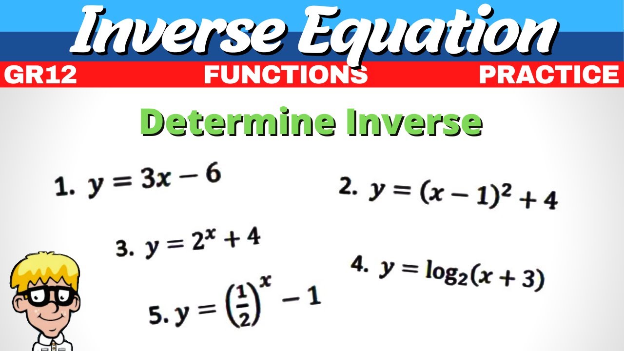 8) Inverse equations | Many examples