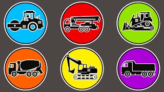 Construction Vehicles : Concrete Pump Truck, Excavator, Road Roaller, Mixer Truck, etc.  #84