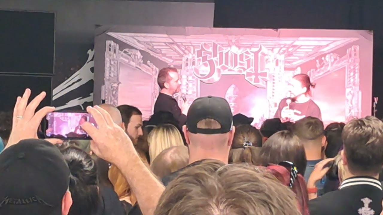 Tobias Forge (Ghost) Q&A @ HMV Birmingham - YouTube