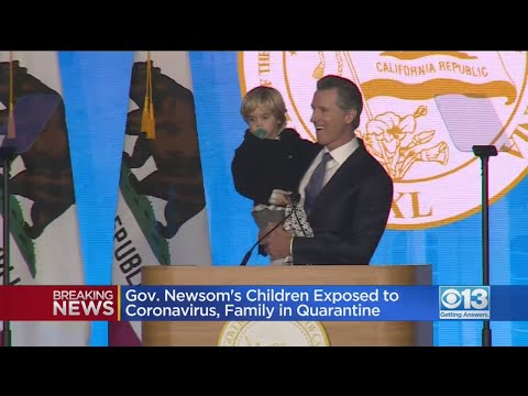 Newsom's Family In Quarantine After Children's COVID Exposure