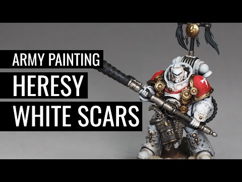 How to Paint WHITE SCARS | WARHAMMER: THE HORUS HERESY | Space Marines |