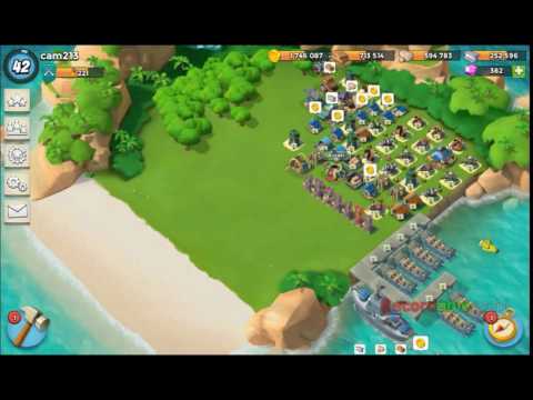 BOOM BEACH/ on attaque le QG de hammerman de level 45 (easy)