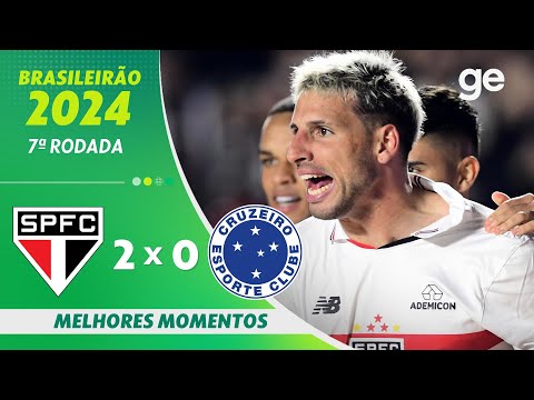 Gols e lances de São Paulo x Cruzeiro