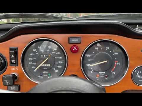 **SOLD  By Auction** 30 Years Owned 1975 Triumph TR6 Convertible 4-speed Manual