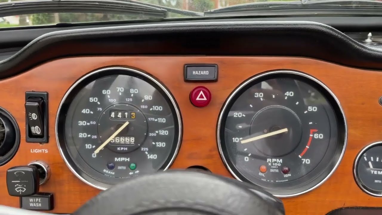 **SOLD  By Auction** 30 Years Owned 1975 Triumph TR6 Convertible 4-speed Manual
