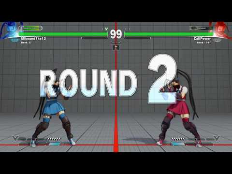 SFV~ Ibuki (CaliPower) vs. Ibuki (Mikeand1ke12) HD 12