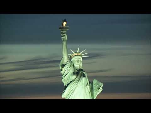 New York, USA Aerial View Video 4kUHD