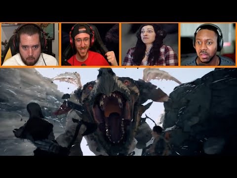 Let's Players Reaction To The Hraezlyr Boss Fight | God Of War (PS4)
