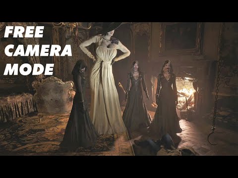 Lady Dimitrescu sucks Ethans blood in 3rd Person POV - Resident Evil 8 Mods