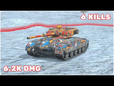 GSOR 1008 ● 6.2 K DAMAGE ● 6 KILLS ● WoT Blitz Best Replays