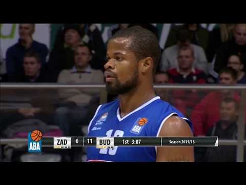 ABA Liga 2015/16, Round 17 match: Zadar - Budućnost VOLI (28.12.2015)