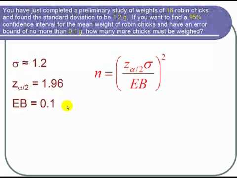 Finding the Sample Size for a Confidence Interval for...