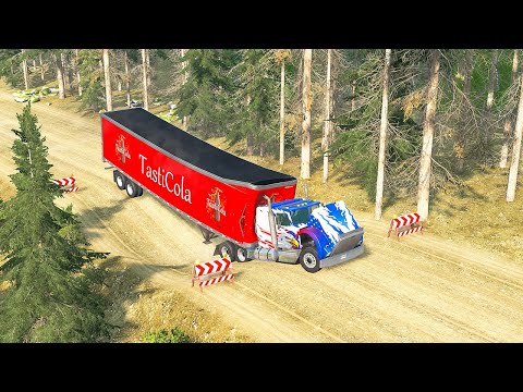Trucks vs Potholes – BeamNG.Drive