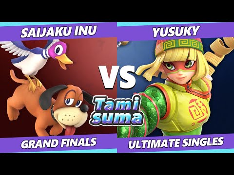 TAMISUMA 162 SSBU GRAND FINALS - Yusuky (Min Min) Vs. Saijaku Inu (Duck Hunt) Smash Ultimate