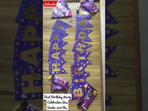 Unboxing Cadbury Birthday Party Celebration Pack🎉🎈🍰 #Shorts
