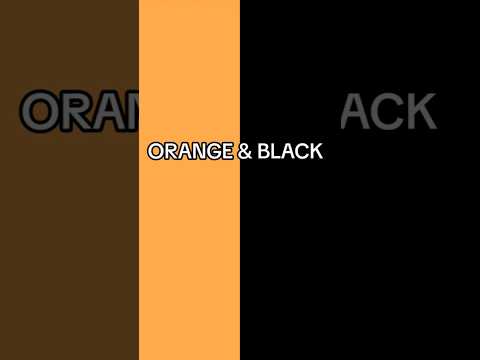 Orange & Black combo    #colourcombination #black #orange #styleinspo