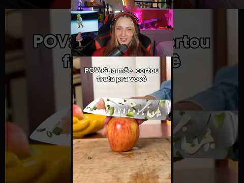 Alemã reage ao Jooj Natu - QUANDO SUA MÃE CORTA FRUTA PRA VOCÊ 😂
