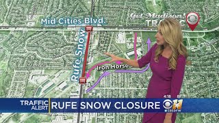 Major Road Closure Through North Richland Hills