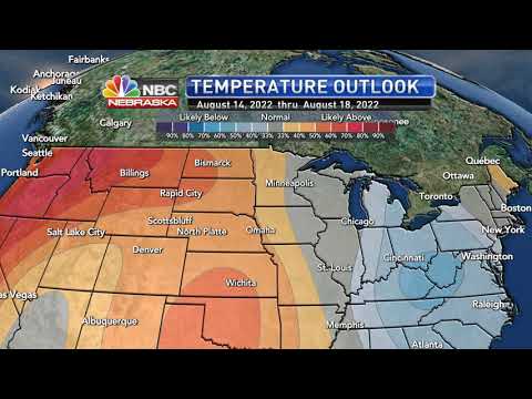 3rd week of August looks wetter, and we will stay warm