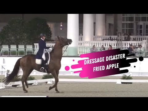 Dressage Disaster: Sarah Lockmans Fried Apple - Grand Prix Dressage World Equestrian Center Ocala