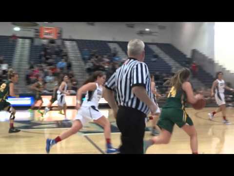 Hayley Moore knocks down a three