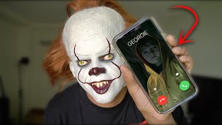 PENNYWISE PRANK CALL: IT CHAPTER 2! (SCARING RANDOM PEOPLE)