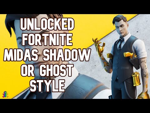 UNLOCK Fortnite Midas SHADOW or GHOST style (DELIVER LEGENDARY WEAPON)