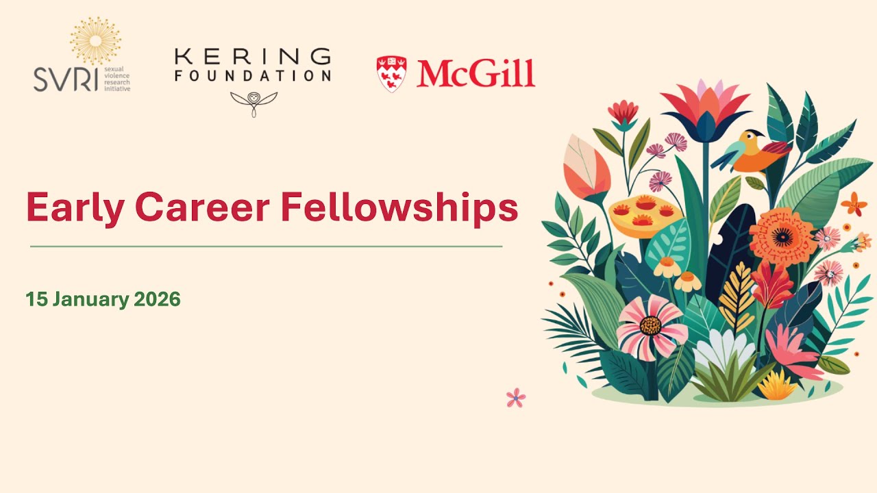 SVRI - Kering Foundation Early Career Research Fellowships