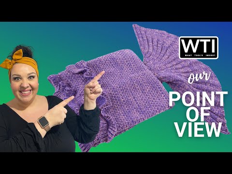 JR.WHITE Mermaid Tail Blanket - WTI product video review