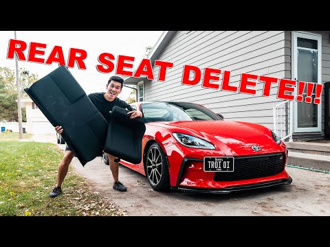 22+ GR86/BRZ Rear Seat Delete
