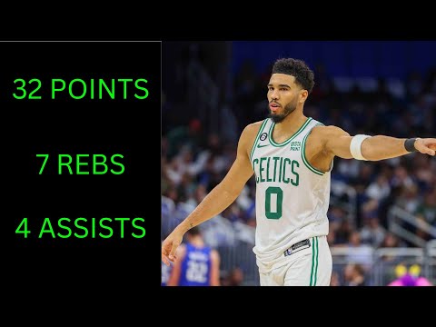 Jayson Tatum 32 PTS, 7 REBS, 4 AST FULL HIGHLIGHTS VS CAVS