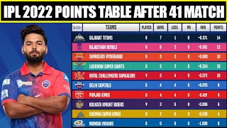 Points Table After 41 Matches in IPL 2022 | Delhi Capitals Team Position IPL 2022 | New Points Table