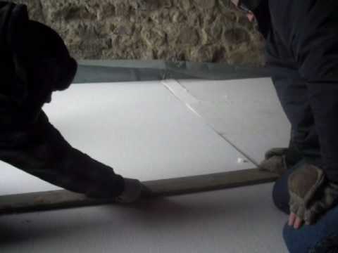 comment poser treillis pour dalle