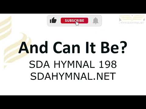 And Can It Be Hymn Instrumental With Lyrics | SDA HYMNAL 198 | Amazing Love How Can It Be