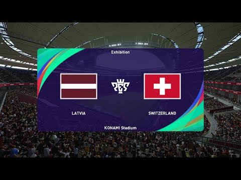Latvia U17 vs Switzerland U17 (22/03/2023) U17 European Championship PES 2021