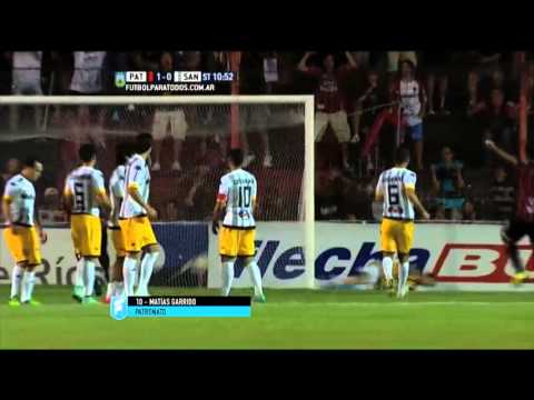 Gol de Garrido. Patronato 1 - Santamarina 0. Final Reducido. B Nacional 2015. FPT.
