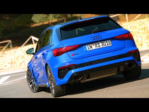 New 2023 Audi RS 3 Sportback performance edition (Nogaro Blue) - Exhaust Sound & Crazy DRIFTING Test