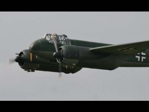 TJD RC MODELS WARBIRDS DISPLAY TEAM - P-40 WARHAWK + JUNKERS JU 88 - ROUGHAM RC MODEL AIRSHOW 2013