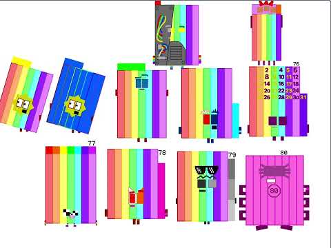 Numberblocks band retro 71-80