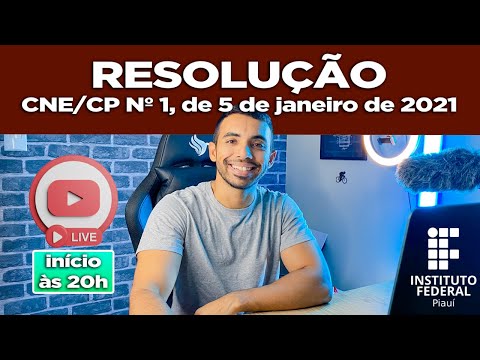 🔴 RESOLUÇÃO CNE/CP Nº 1, DE 5 DE JANEIRO DE 2021