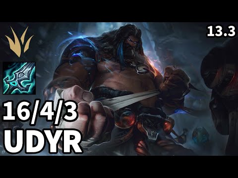 Udyr Jungle vs Jarvan IV - KR Master  | Patch 13.3
