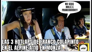 Las 3 HOTLAPS de FRANCO COLAPINTO en MONZA