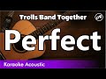 Trolls Band Together - Perfect (acoustic karaoke)