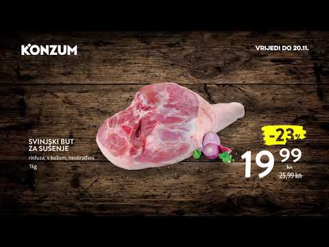 Konzum meso za sušenje 14.11. - 20.11.