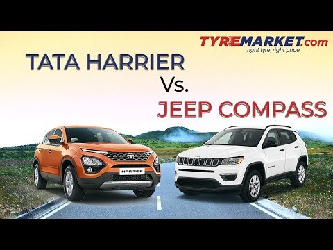 Tata Harrier Vs. Jeep Compass - SUV Comparison | Features, Prices & More!