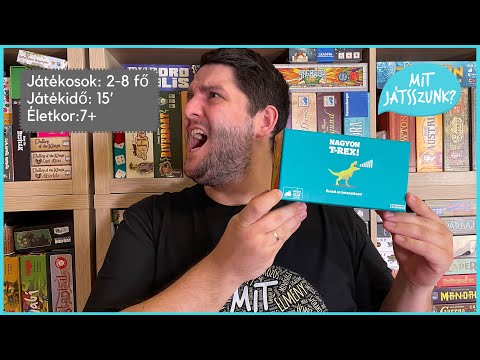 Nagyon T Rex Játékbemutató - Mit Játsszunk?